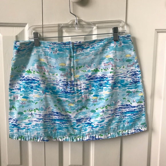 Lilly Pulitzer Callie Skirt High Tide Toile - Picture 2 of 4